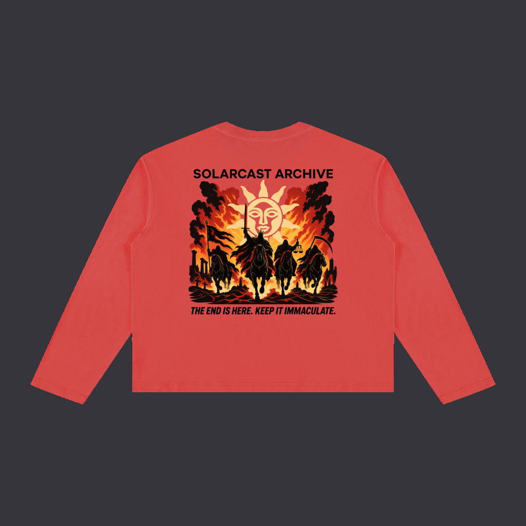 IMMACULATE UNTIL THE END long sleeve back print