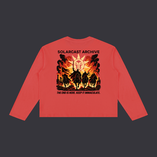 IMMACULATE UNTIL THE END long sleeve back print